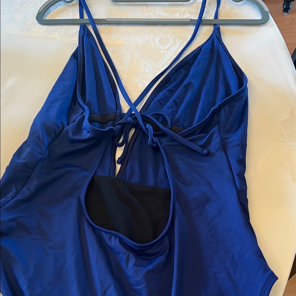 La Blanca Women's One Piece Swimsuit - Blue - Picture 3 of 6